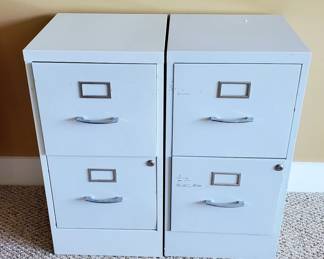 Two Drawer File Cabinets