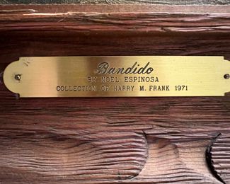 Original oil painting on canvas by Mexican artist Noel
Espinoza. Estimate at 1960s early 70s. Canvas size is 27"×
33".