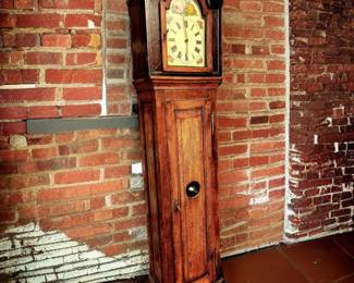 Antique Grandfather Clock $245 or bid #186