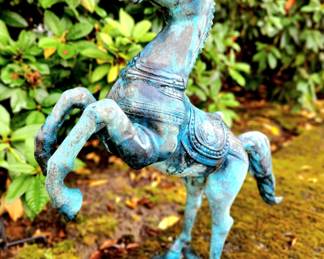 "War Horse" Oxidized Sculpture $175 or bid #114