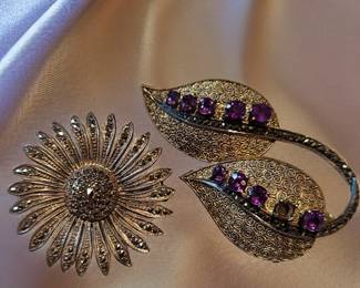 Vintage Sterling Brooches