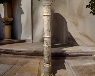 Marble Column Plant Stand, 43" tall bid #19