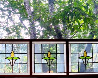 Triple-pane stained Glass Window $285 or bid #23
