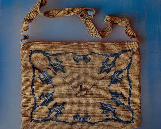 Antique French Cut Steel Bead Purse in excellent condition!