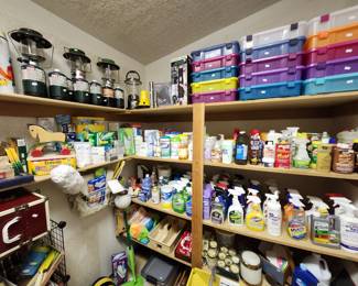 Cleaning Supplies and a few lanterns!