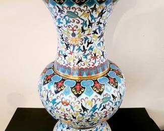 Vintage Chinese Cloisonne' Vase bid $590 or bid #68