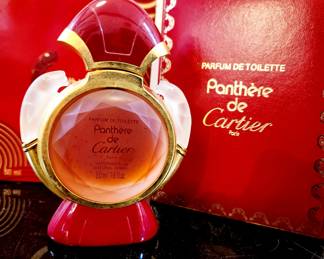 Panthere de Cartier Perfume, full bottle in box bid #77