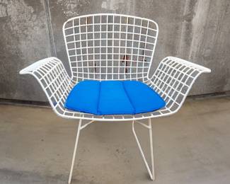 Bertoia-style Arm Chair $129 or bid #172