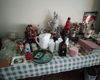 table full some sports and plaster cast