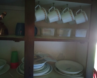 Correll cups and dishes