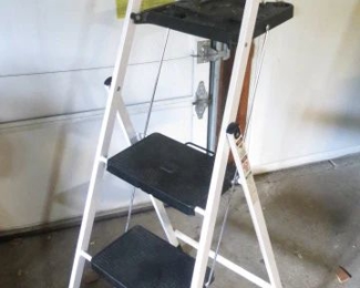 one of 2 paint ladders