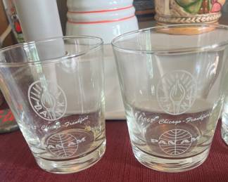 Pan Am Airlines tumblers