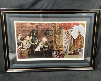 JIFI129 Screen Goddess Charles Bragg Signed Print: This is a signed and numbered original framed print by renown satirical artist, Charles Bragg (1931-2017), titled&nbsp;Screen Goddess.&nbsp;This print is number 7/300. Charles Bragg was an American painter, sculptor, and author whose artwork has been exhibited in various museums, galleries, and publications throughout the years.&nbsp;
