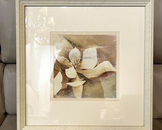 Framed & Matted Floral Art Print