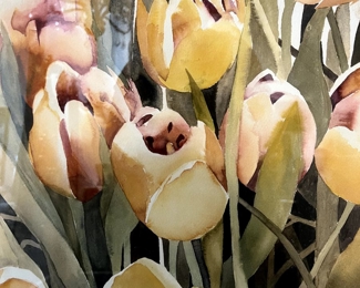 Framed Tulip Wall Art Print