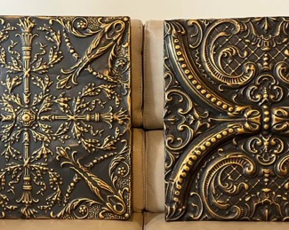 Ornate Brushed Wall Panels 