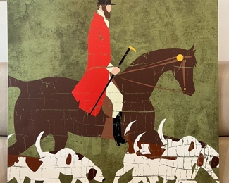 Green Huntsman Canvas Wall Art 