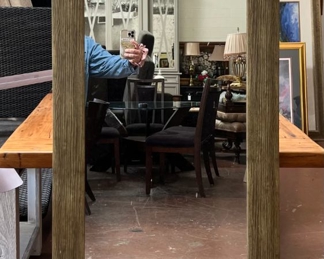 Wood Framed Full Length Mirror