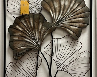 Metal Leaf Wall Art 