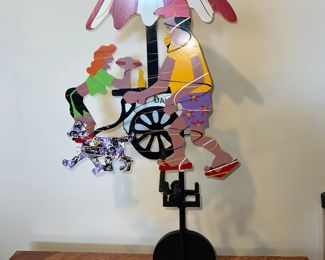 Frederick Prescott "Hot Dawgs" Steel Sculpture