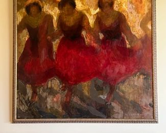 Frank Troia Signed Oil Painting 