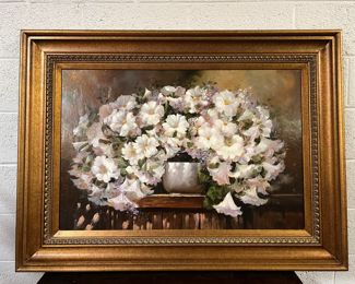 S. Park Hand Painted Hand Framed Wall Art 