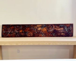 Indonesian Hand Carved Wall Art 