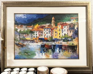 Riviera Ligure Framed Wall Art 