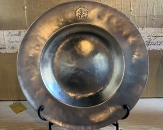 Match Pewer Wide Rimmed Shallow Bowl 