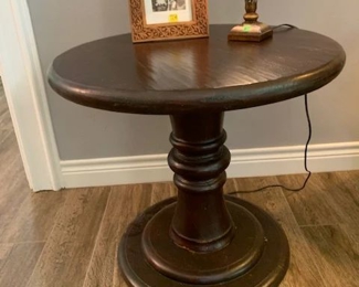 Vintage sturdy round Table