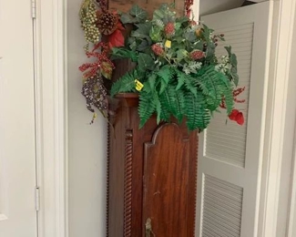 Grandfather closet no clock pieces - Decor piece ONLY