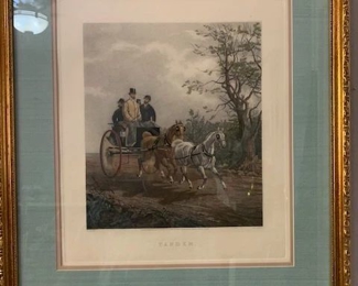 English Hunting Prints All Framed Sizes