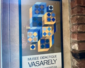 VINTAGE VASARELY POSTER