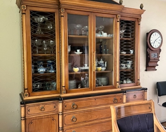 TWO PIECE CHINA CABINET