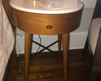 2 end tables West Elm