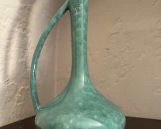 Van Briggle Aqua water vase....stunning 