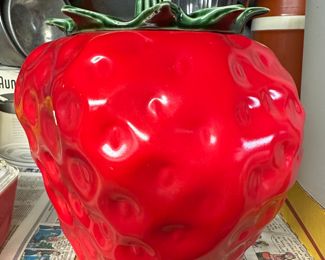 Very well kept McCoy Strawberry Cookie Jar