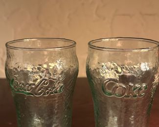 Vintage Coca-Cola juice size glasses...