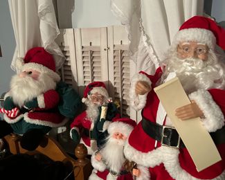 The next group singing goes by "The Santas" 