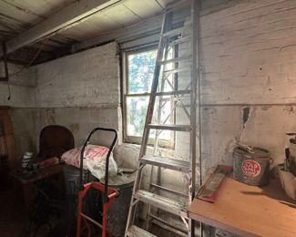 Huge Aluminum Ladder , think of all the gutter cleaning, painting and light fixing you can do with it....wait, don't think about that just buy it! 