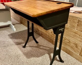VINTAGE SCHOOL DESK