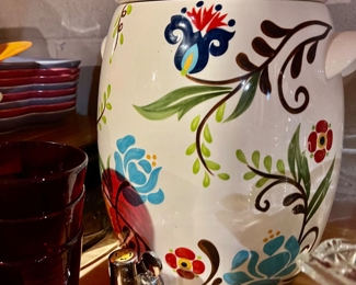 BEAUTIFUL AND BRIGHT JARDINE BEVERAGE SERVER CONTAINER, VIDA BY EVA MENDES