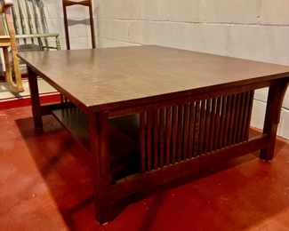 MISSION STYLE COFFEE TABLE
