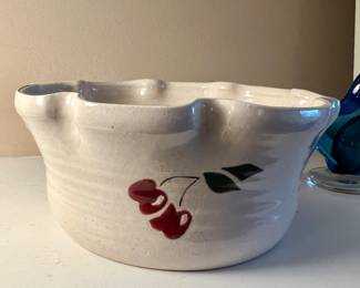 CHERRY POTTERY BOWL