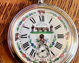 FARMERS POCKET WATCH SWISS MADE, PH DU BOIS & FILS LE LOCLE