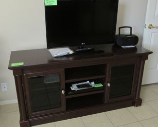 LG Television and TV Stand