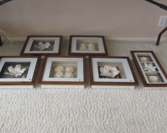 Lovely shadow box floral art