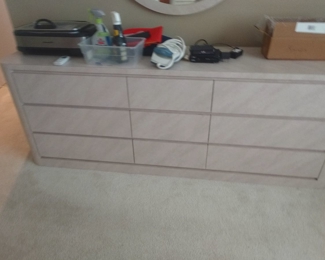 Dresser  has matching dresser,  night stands, book case, & complete office   corner desk with file cabinet all just beautiful