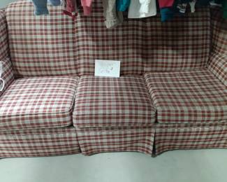 sleeper sofa with no rips or tears in material