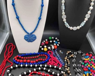 Costume Jewelry Mainly Necklaces